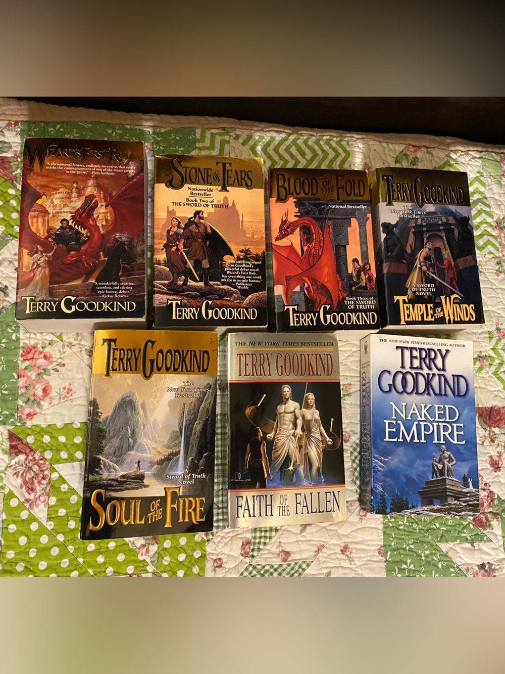 Fantasy Paperback Book Set - Assorted Colors